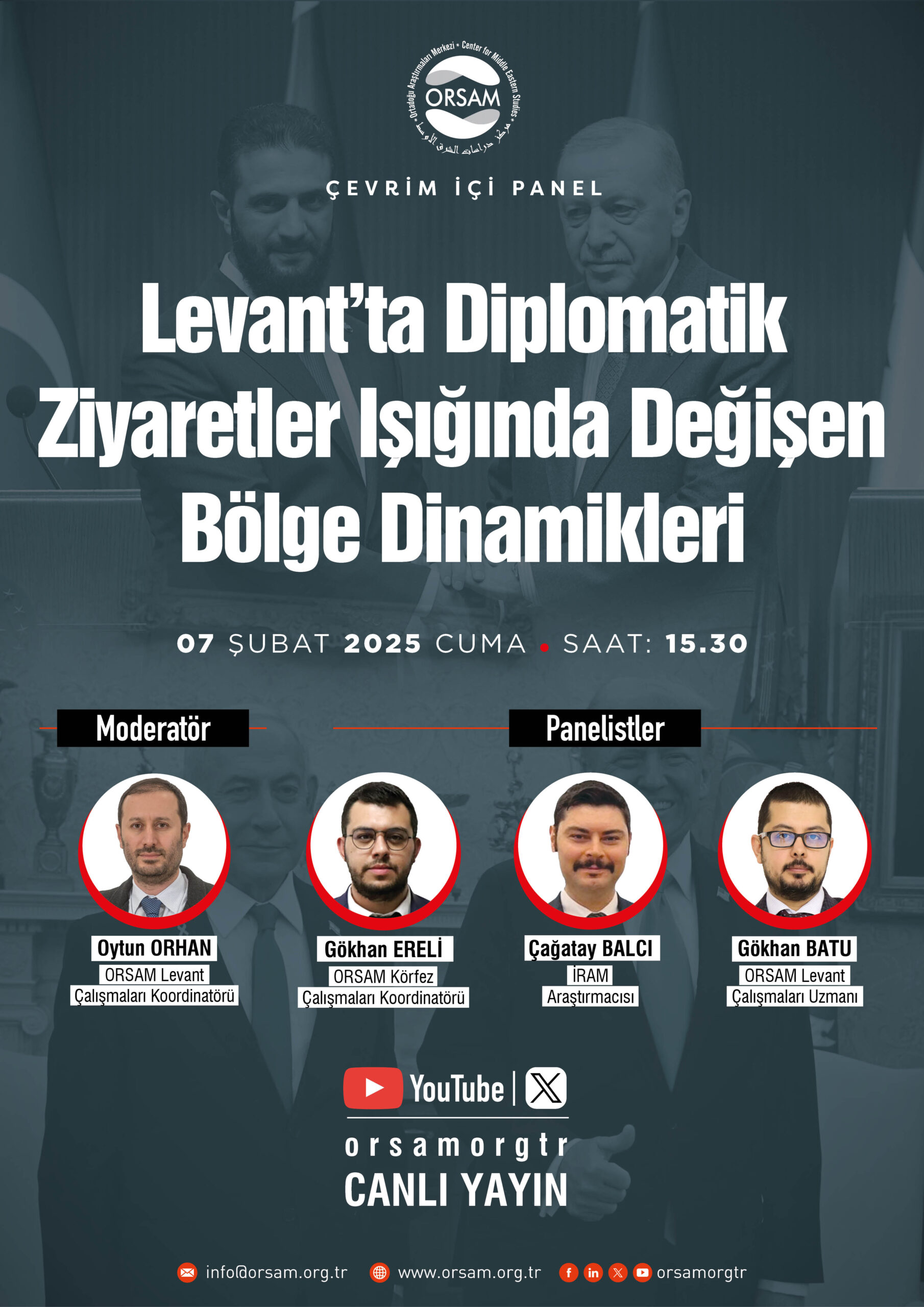Levant’ta Diplomatik Ziyaretler Işığında Değişen Bölge Dinamikleri